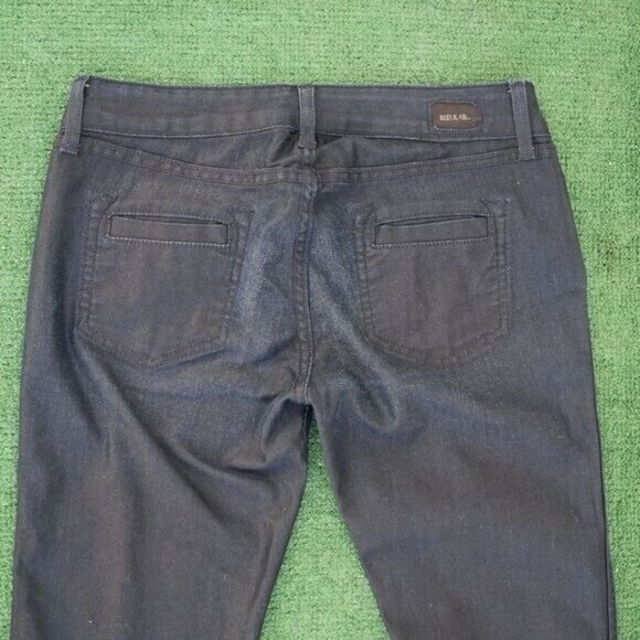 BleuLab Dark Blue Skinny Jeans Low Rise Reversible Denim Size 26 - Picture 8 of 10